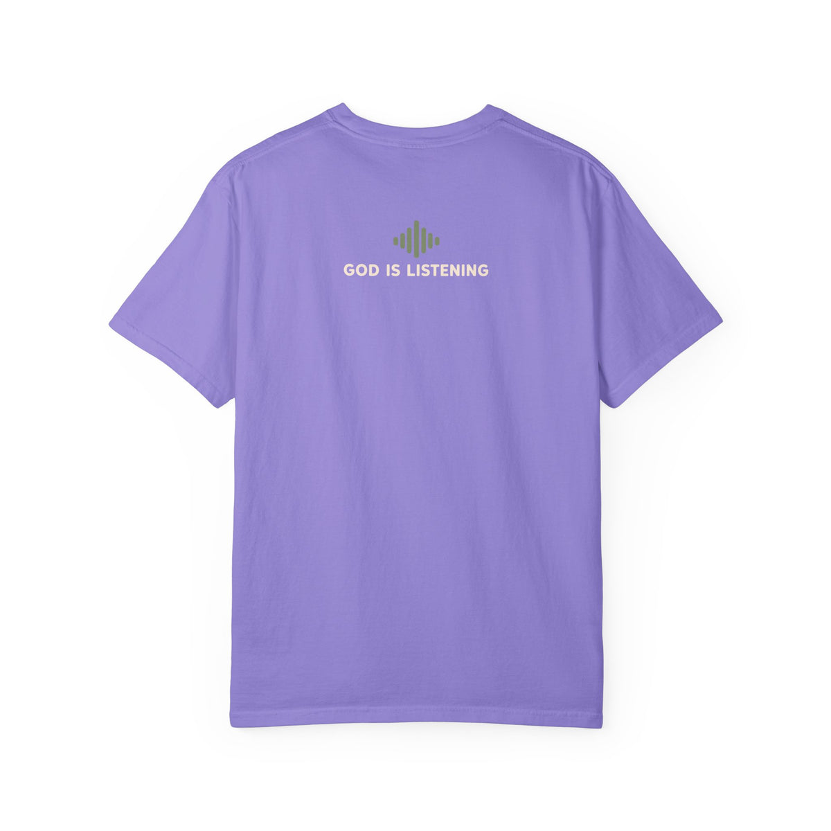 BRB, Praying T-Shirt — Christian Faith Graphic Tee (God Is Listening)