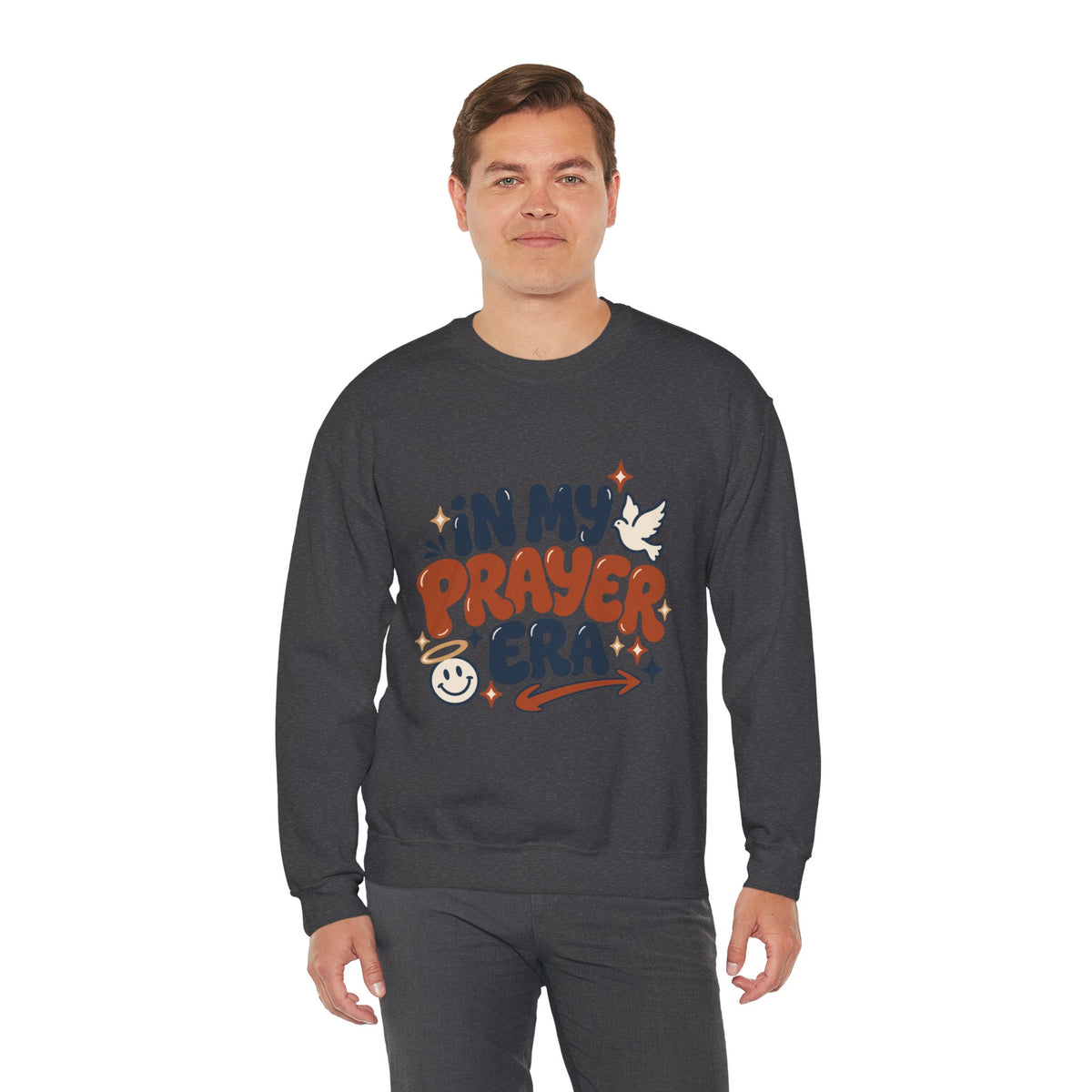 Prayer Era Crewneck Sweatshirt — "In My Prayer Era" Spiritual Christian Pullover