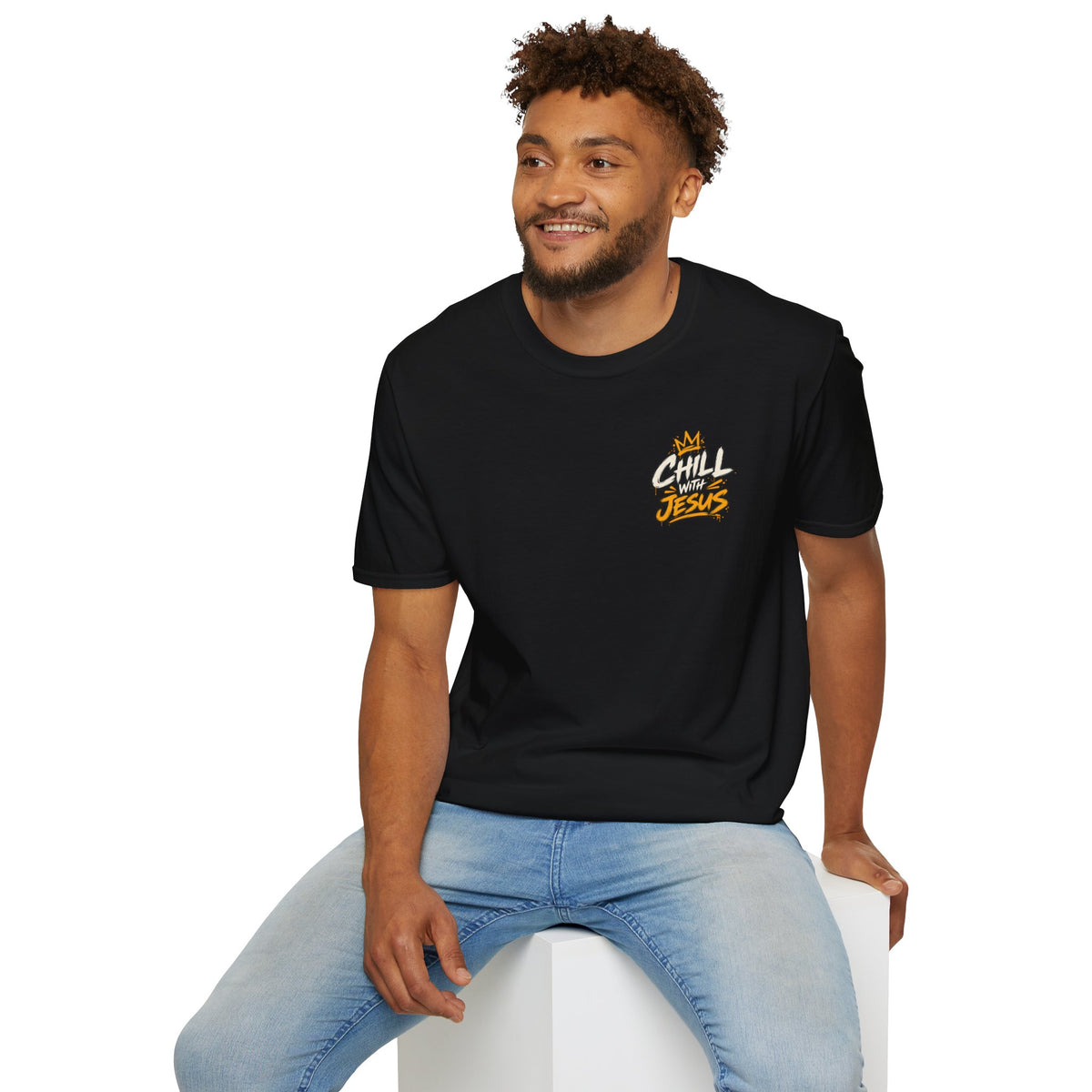 Chill with Jesus T‑Shirt — Casual Faith Graphic Tee