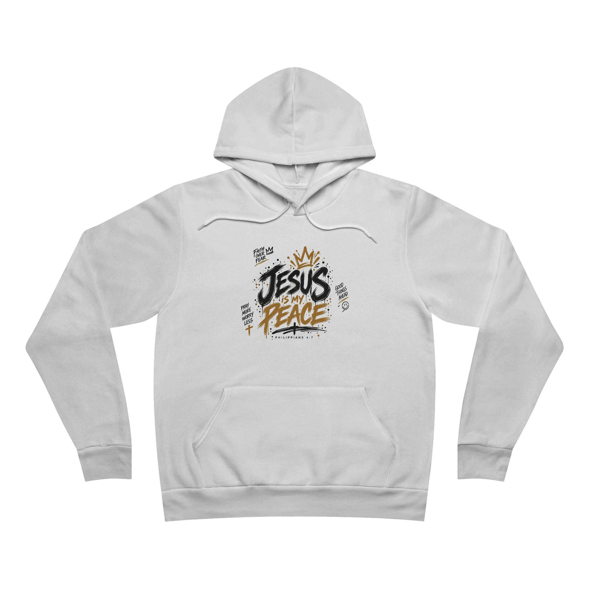 Jesus is My Peace Hoodie — Faith Cross Mountain Pullover
