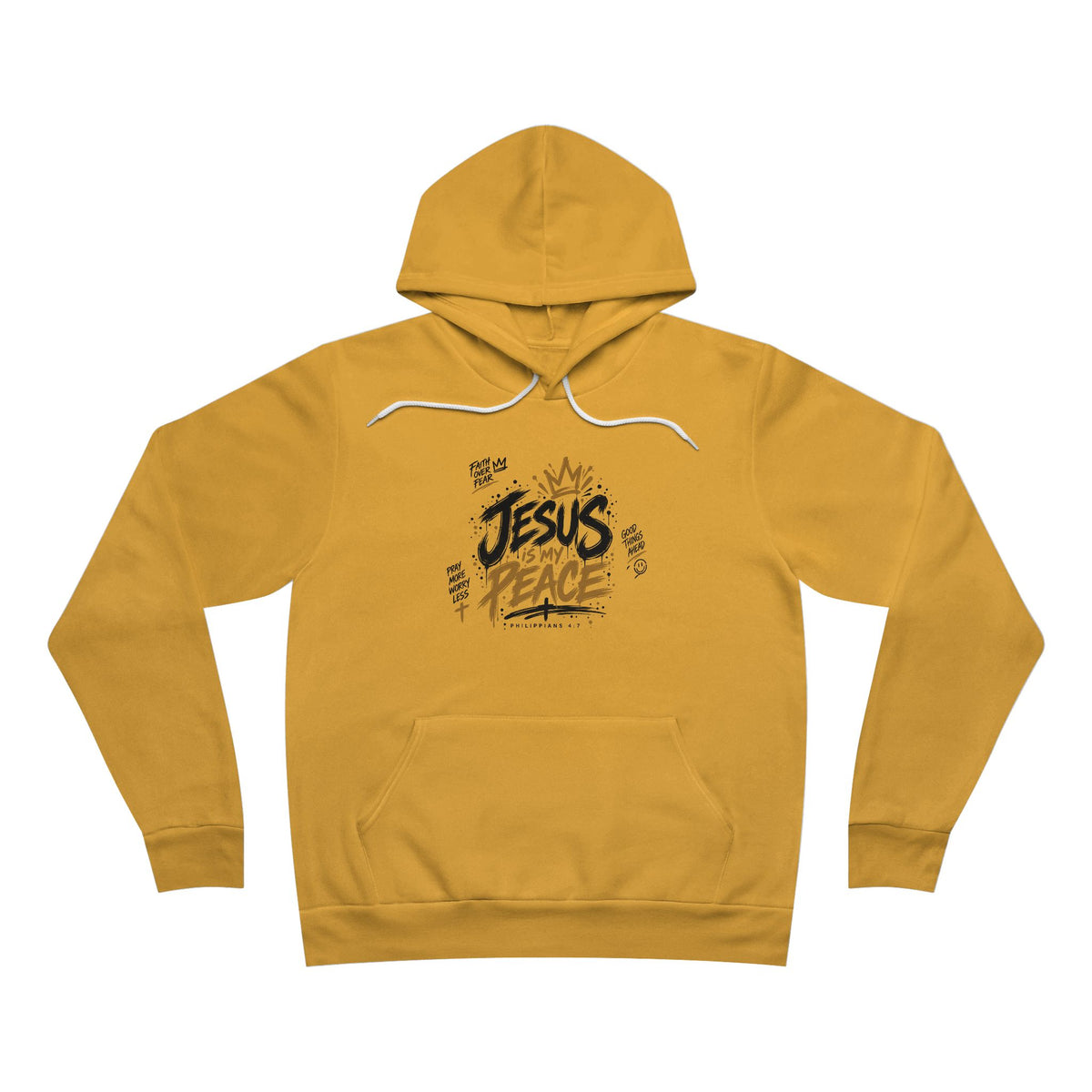 Jesus is My Peace Hoodie — Faith Cross Mountain Pullover