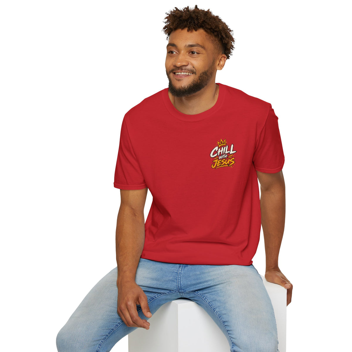 Chill with Jesus T‑Shirt — Casual Faith Graphic Tee