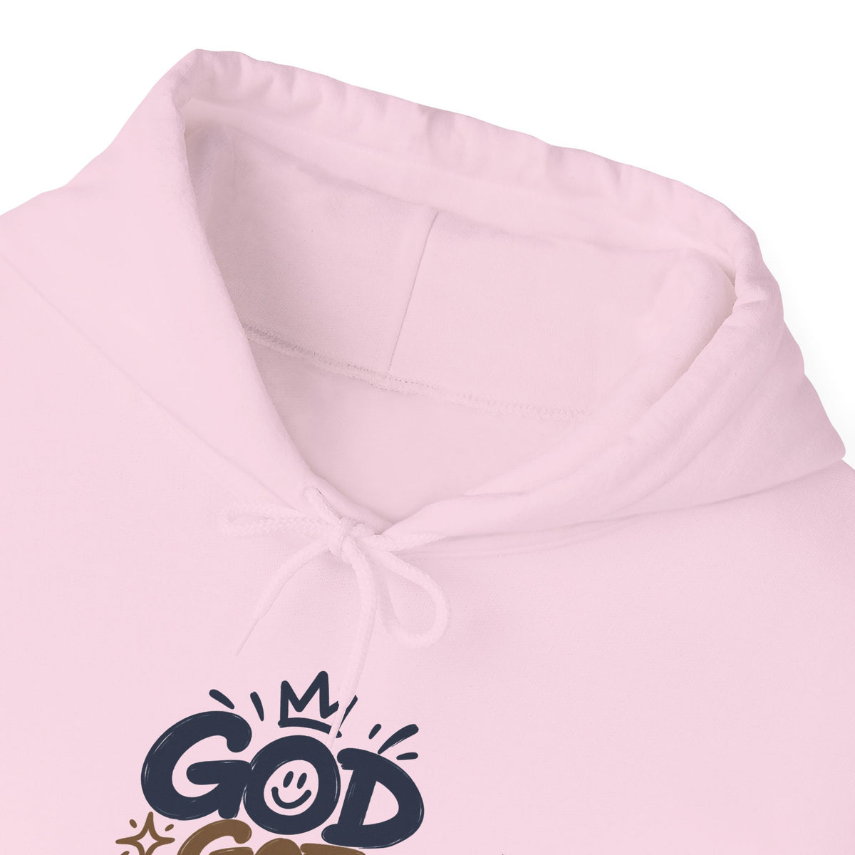 God Got Me Hoodie — Inspirational Christian Sweatshirt ("Always Enough For Me" Cross)