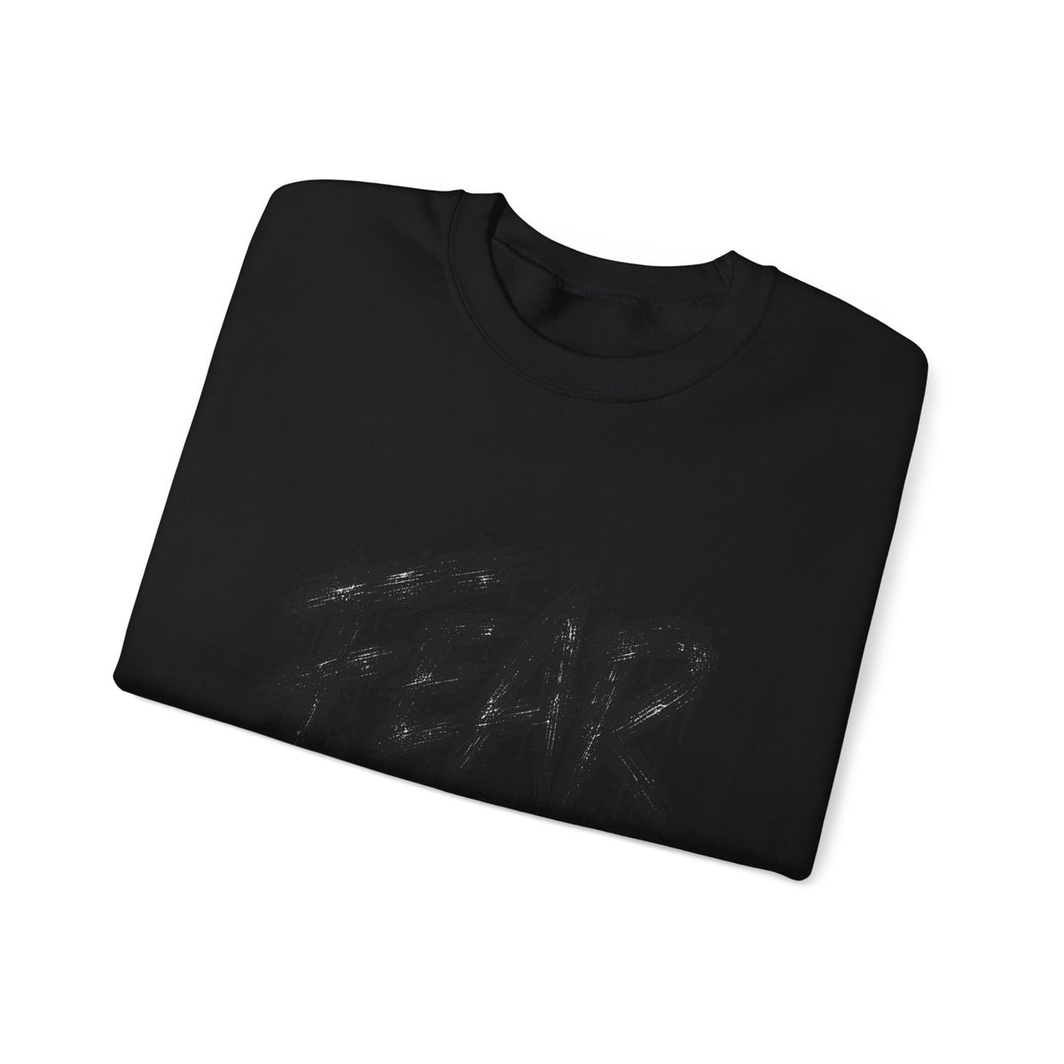 Fear Not Crewneck Sweatshirt — Bold Brushstroke Inspirational Pullover