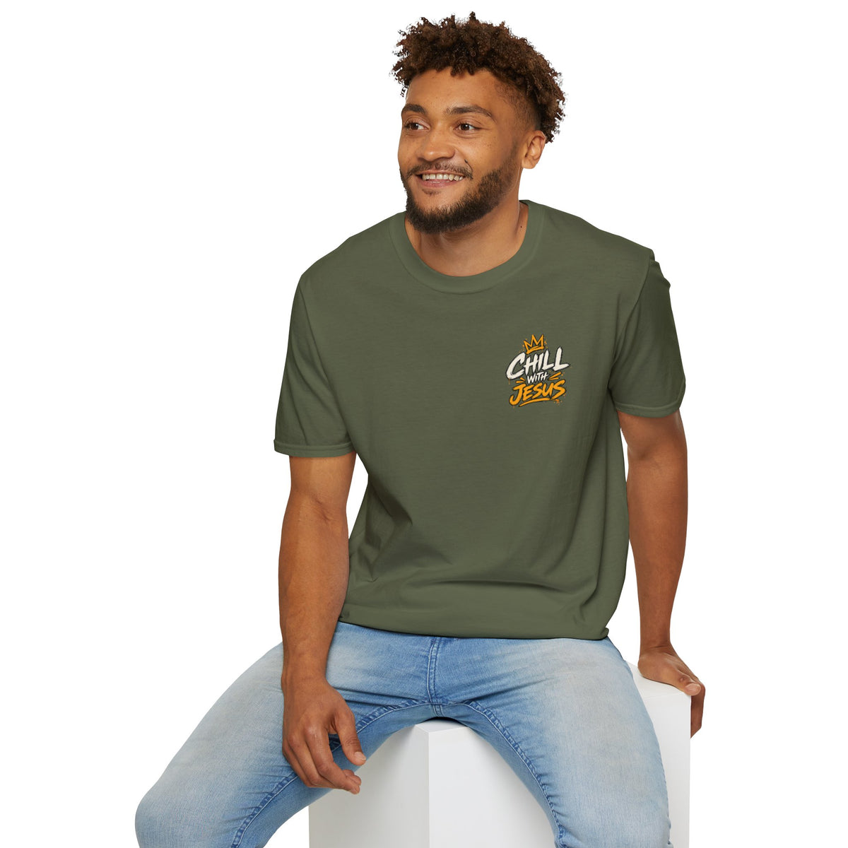 Chill with Jesus T‑Shirt — Casual Faith Graphic Tee