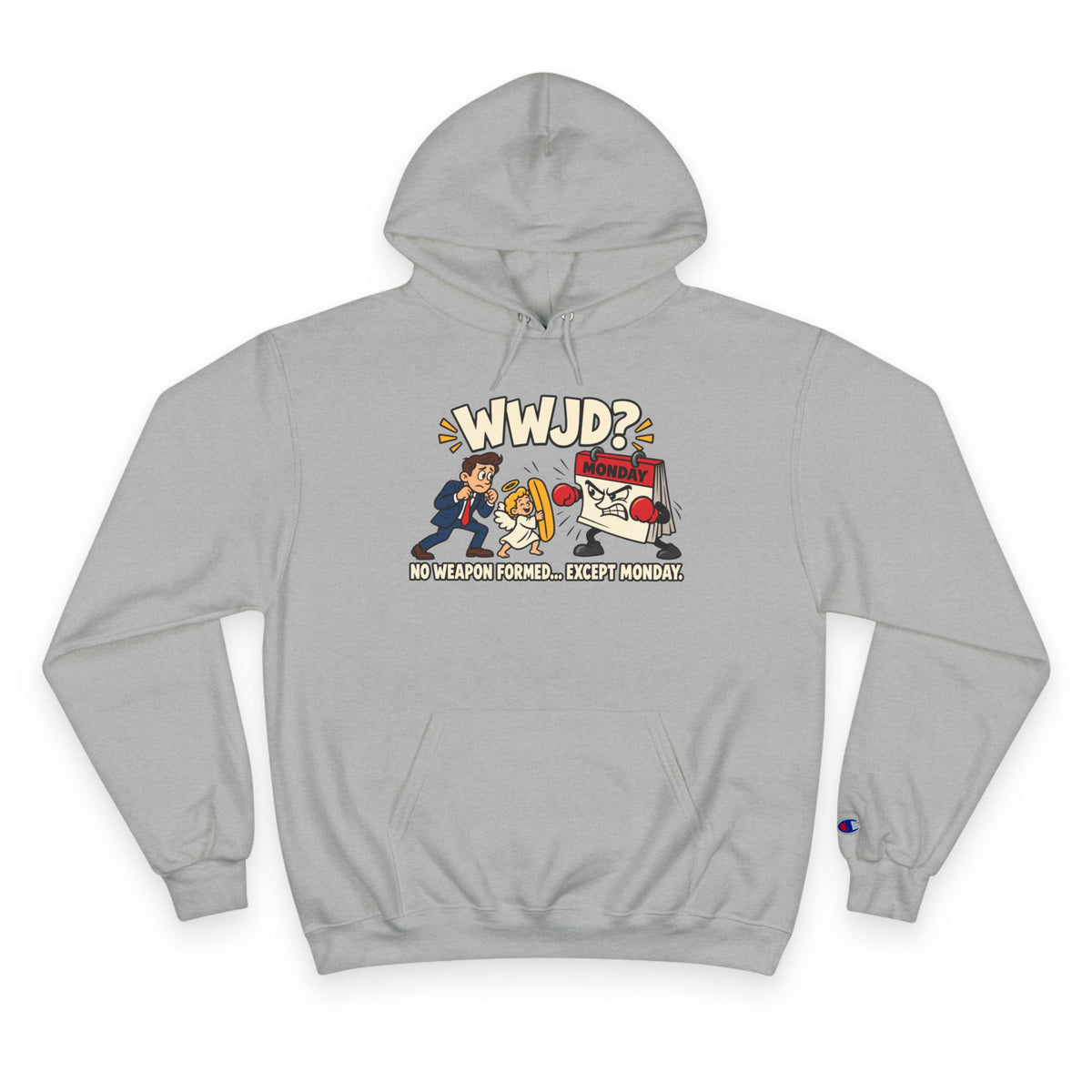 WWJD? Graphic Hoodie — 'WWJD? Be Kinder To Others' Champion-Style Pullover