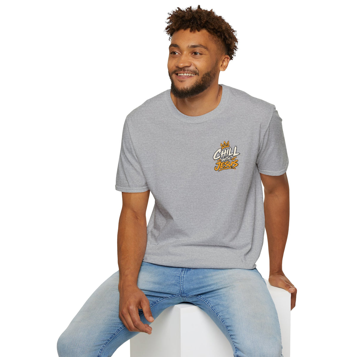 Chill with Jesus T‑Shirt — Casual Faith Graphic Tee