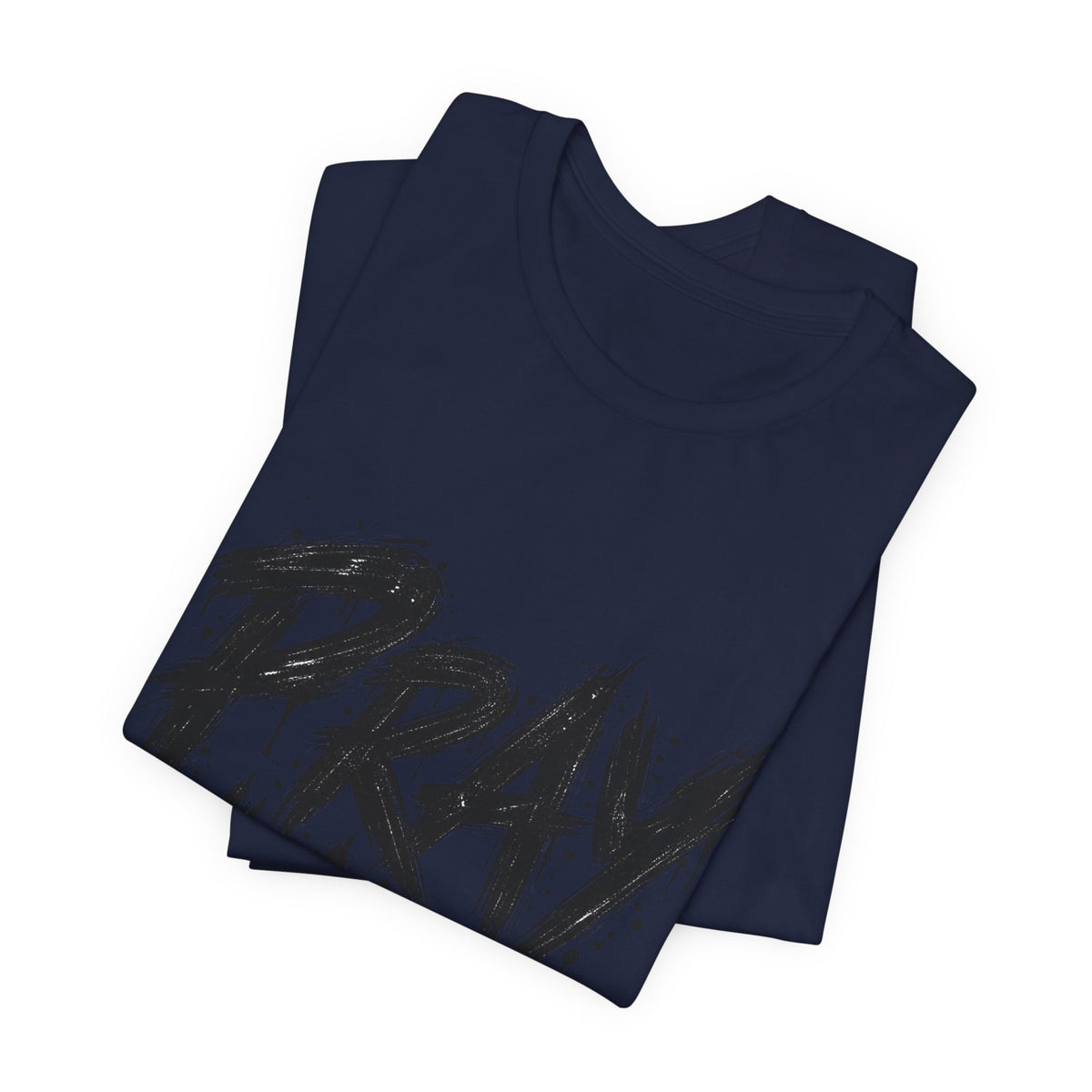 Pray Hard Graphic Tee — Bold Christian Faith Shirt