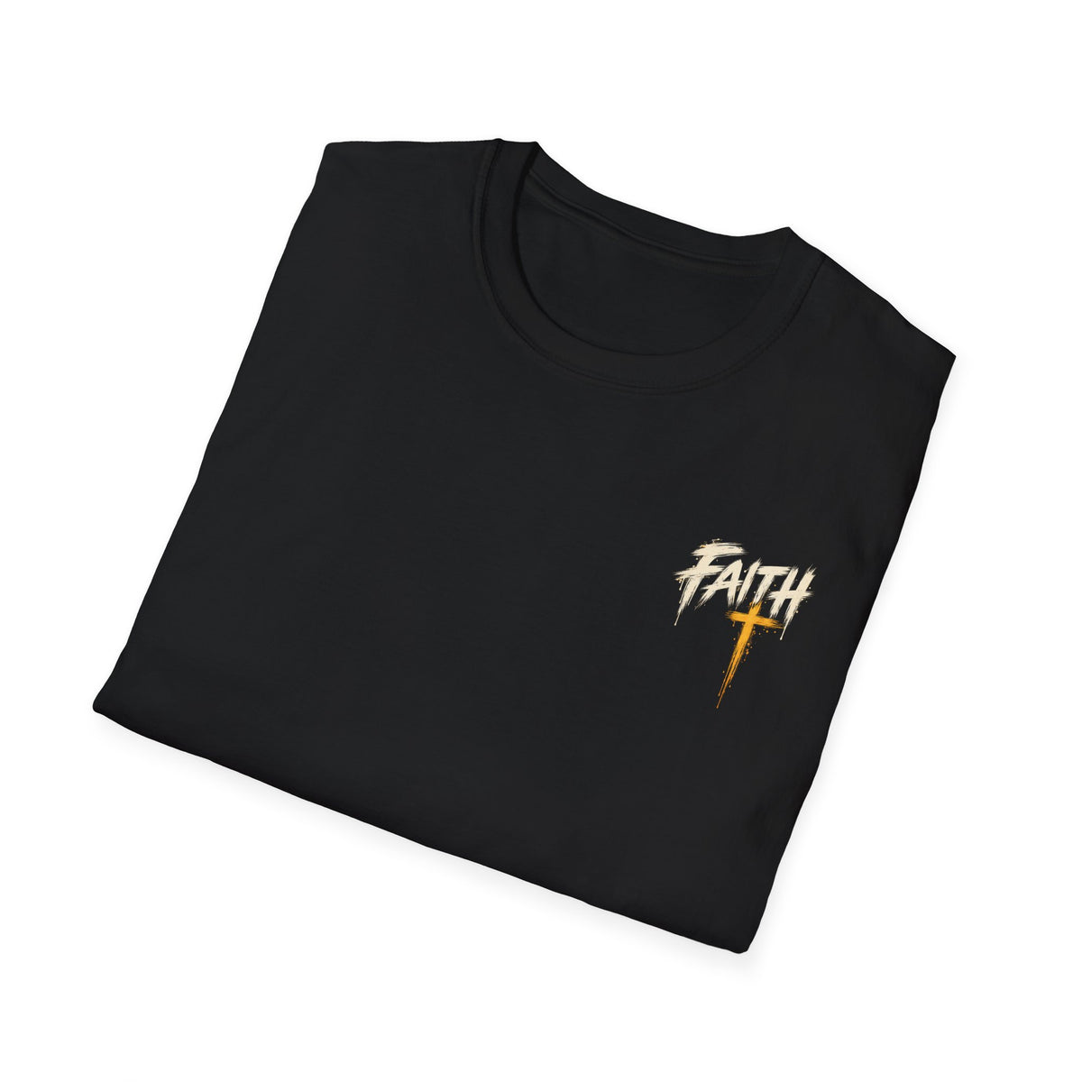 Faith Can Move Mountains T‑Shirt — Christian Cross Mountain Graphic Tee