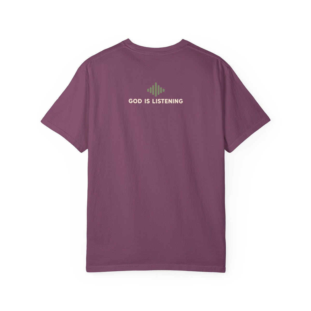 BRB, Praying T-Shirt — Christian Faith Graphic Tee (God Is Listening)