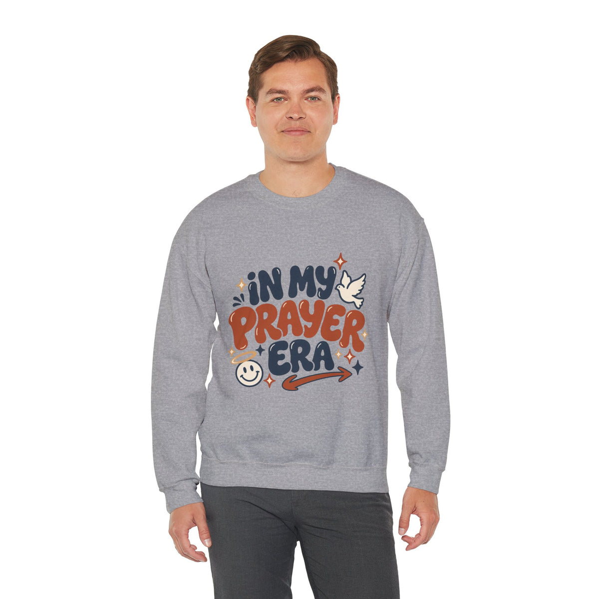 Prayer Era Crewneck Sweatshirt — "In My Prayer Era" Spiritual Christian Pullover