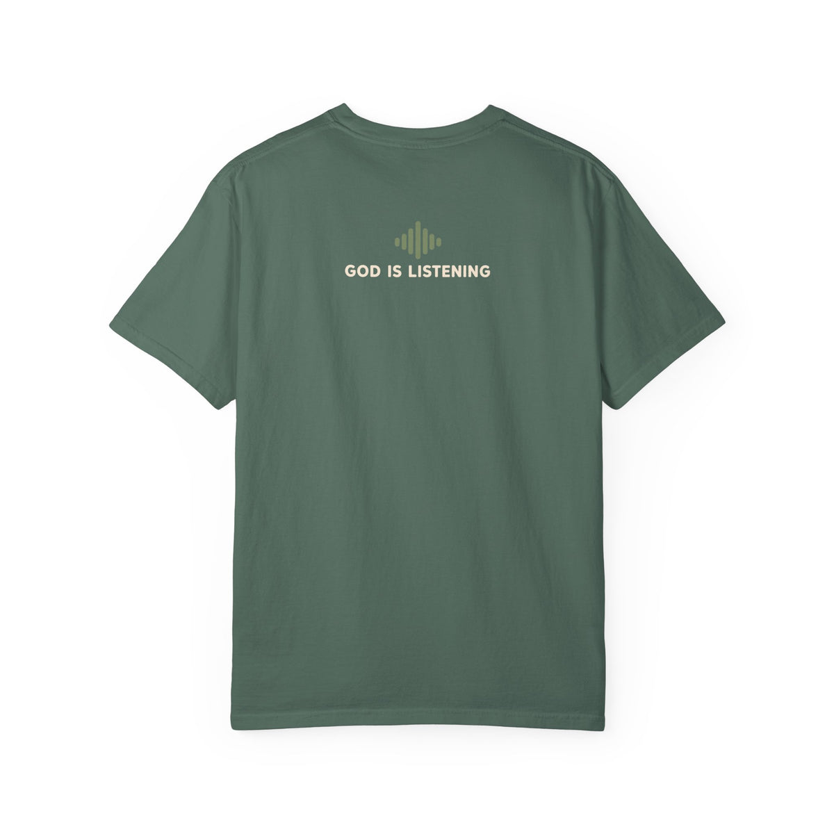BRB, Praying T-Shirt — Christian Faith Graphic Tee (God Is Listening)