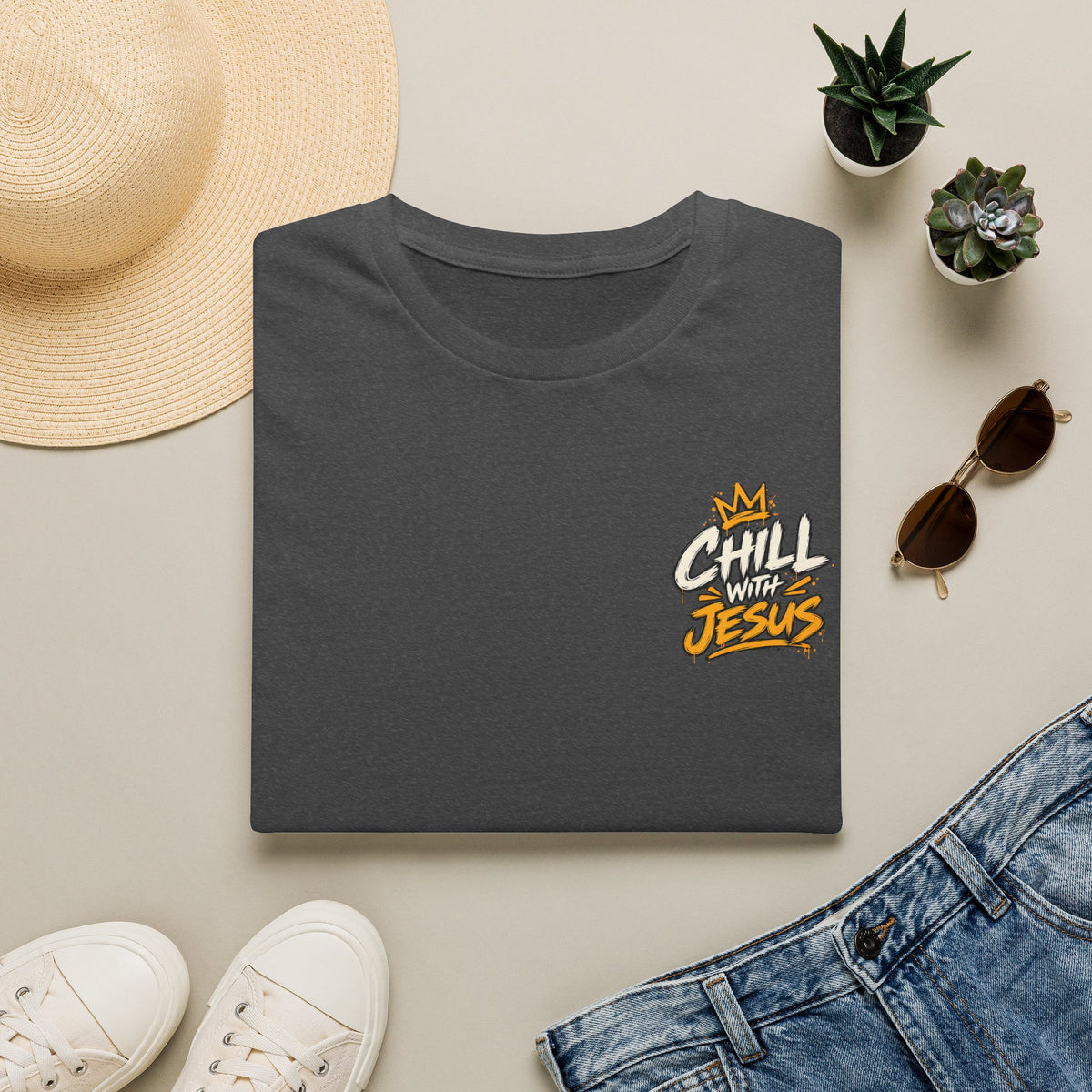 Chill with Jesus T‑Shirt — Casual Faith Graphic Tee