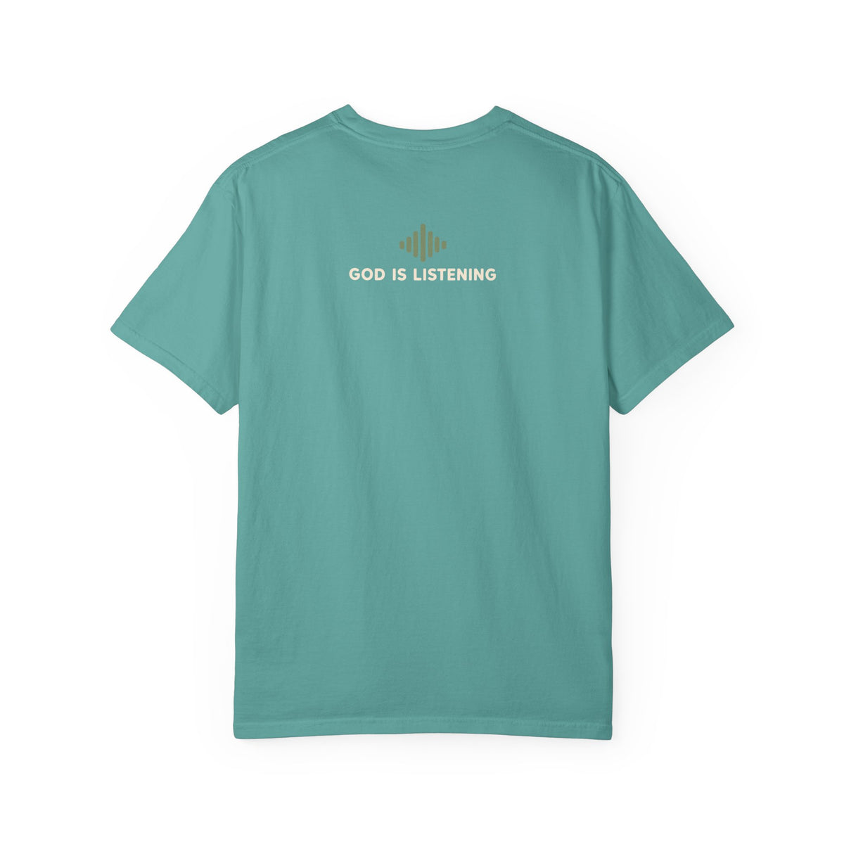 BRB, Praying T-Shirt — Christian Faith Graphic Tee (God Is Listening)