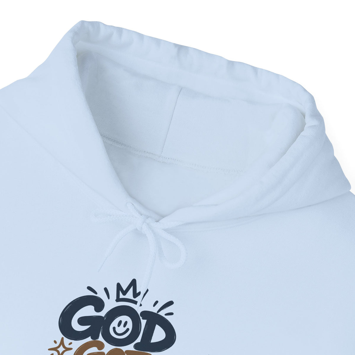 God Got Me Hoodie — Inspirational Christian Sweatshirt ("Always Enough For Me" Cross)