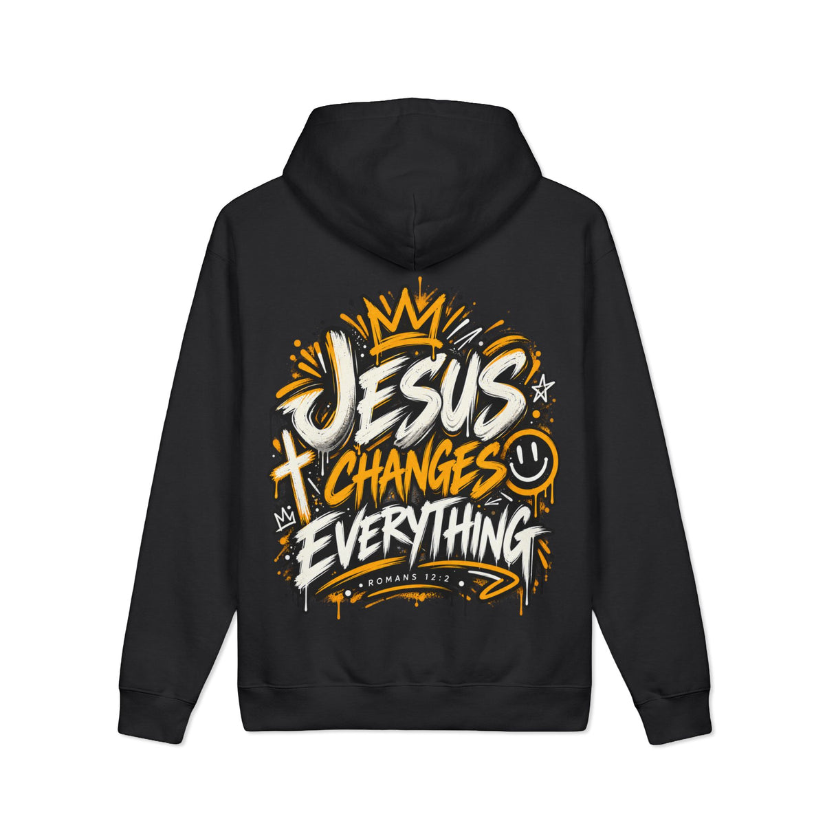 Jesus Changes Everything Hoodie — Christian Faith Graphic Hoodie