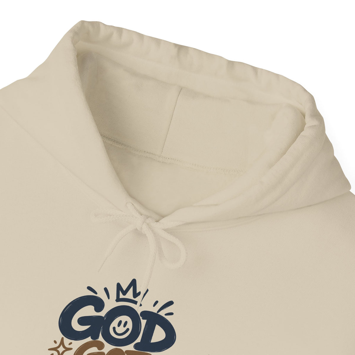 God Got Me Hoodie — Inspirational Christian Sweatshirt ("Always Enough For Me" Cross)