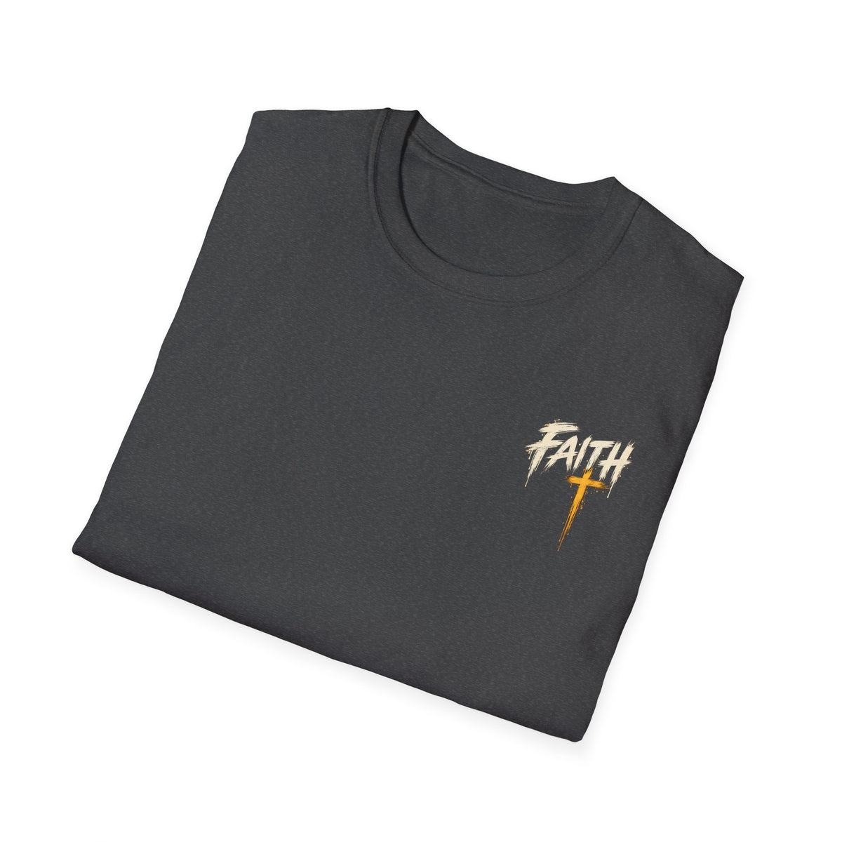 Faith Can Move Mountains T‑Shirt — Christian Cross Mountain Graphic Tee