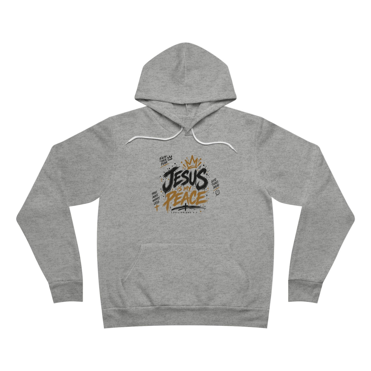 Jesus is My Peace Hoodie — Faith Cross Mountain Pullover