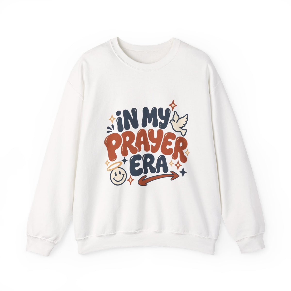 Prayer Era Crewneck Sweatshirt — "In My Prayer Era" Spiritual Christian Pullover