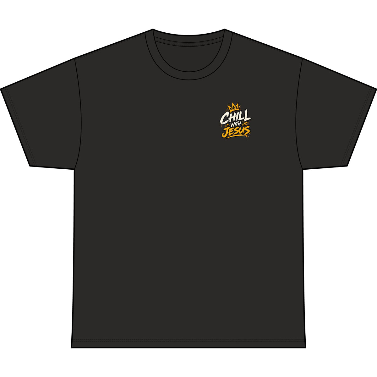Chill With Jesus Oversized Christian T-Shirt