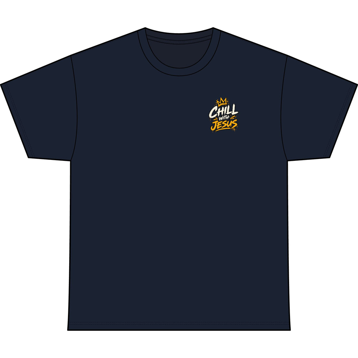 Chill With Jesus Oversized Christian T-Shirt