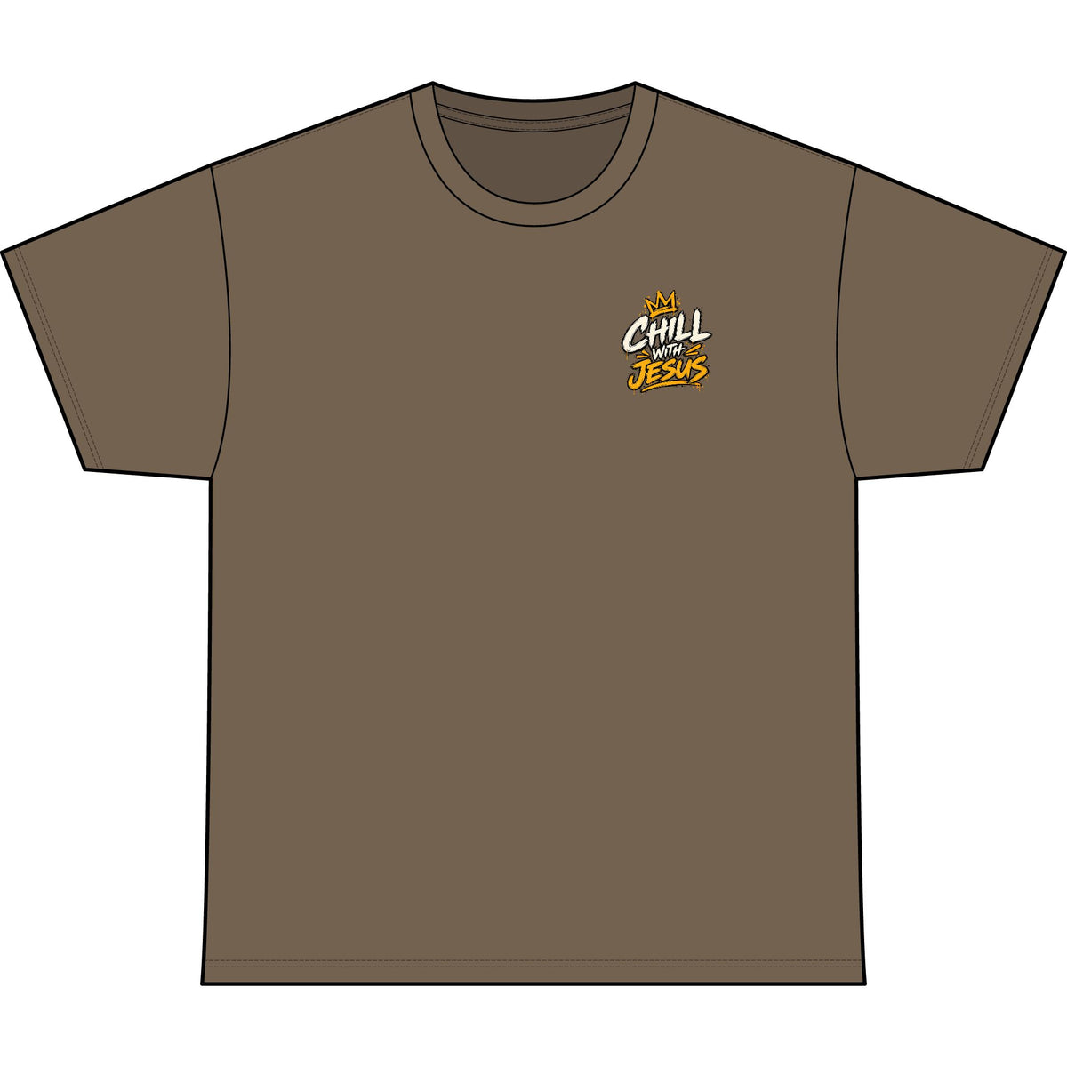 Chill With Jesus Oversized Christian T-Shirt