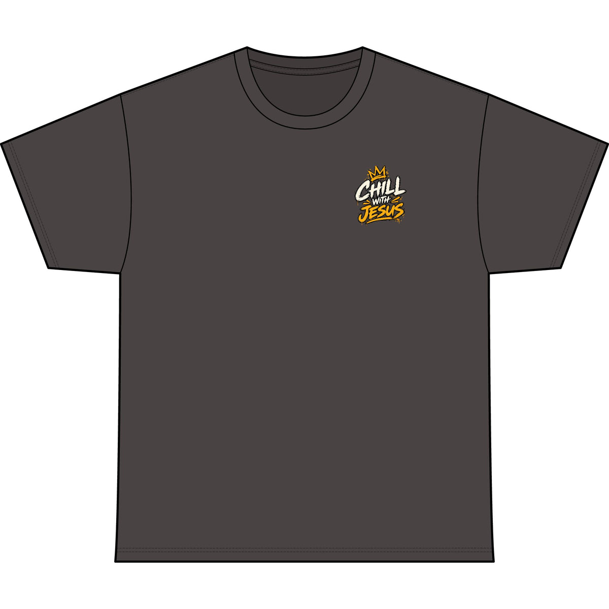Chill With Jesus Oversized Christian T-Shirt