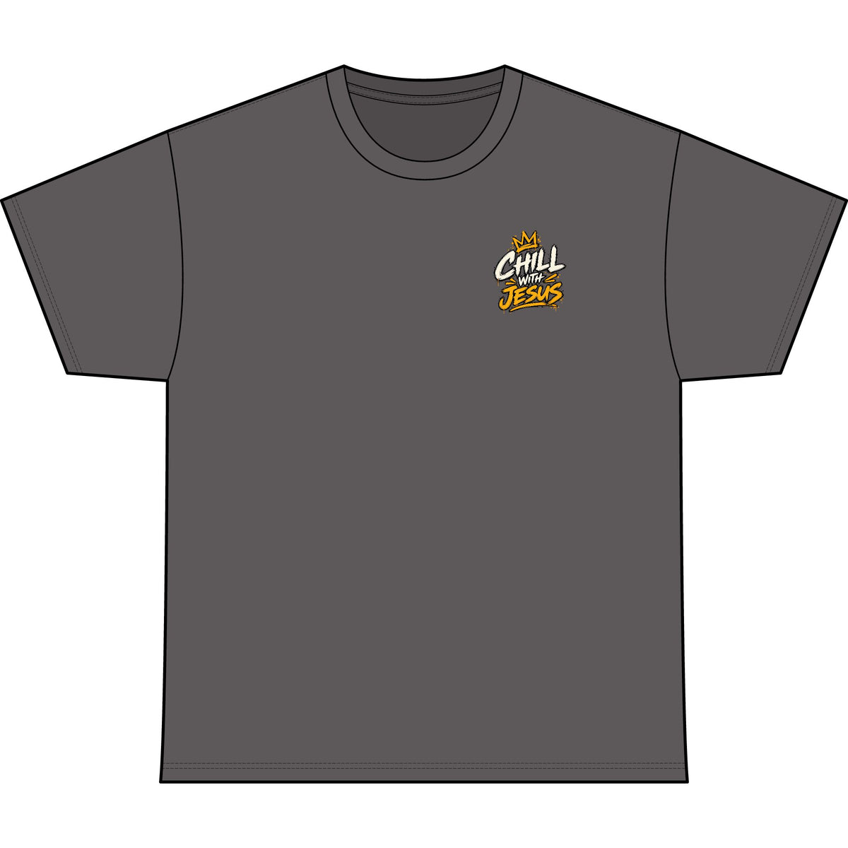 Chill With Jesus Oversized Christian T-Shirt