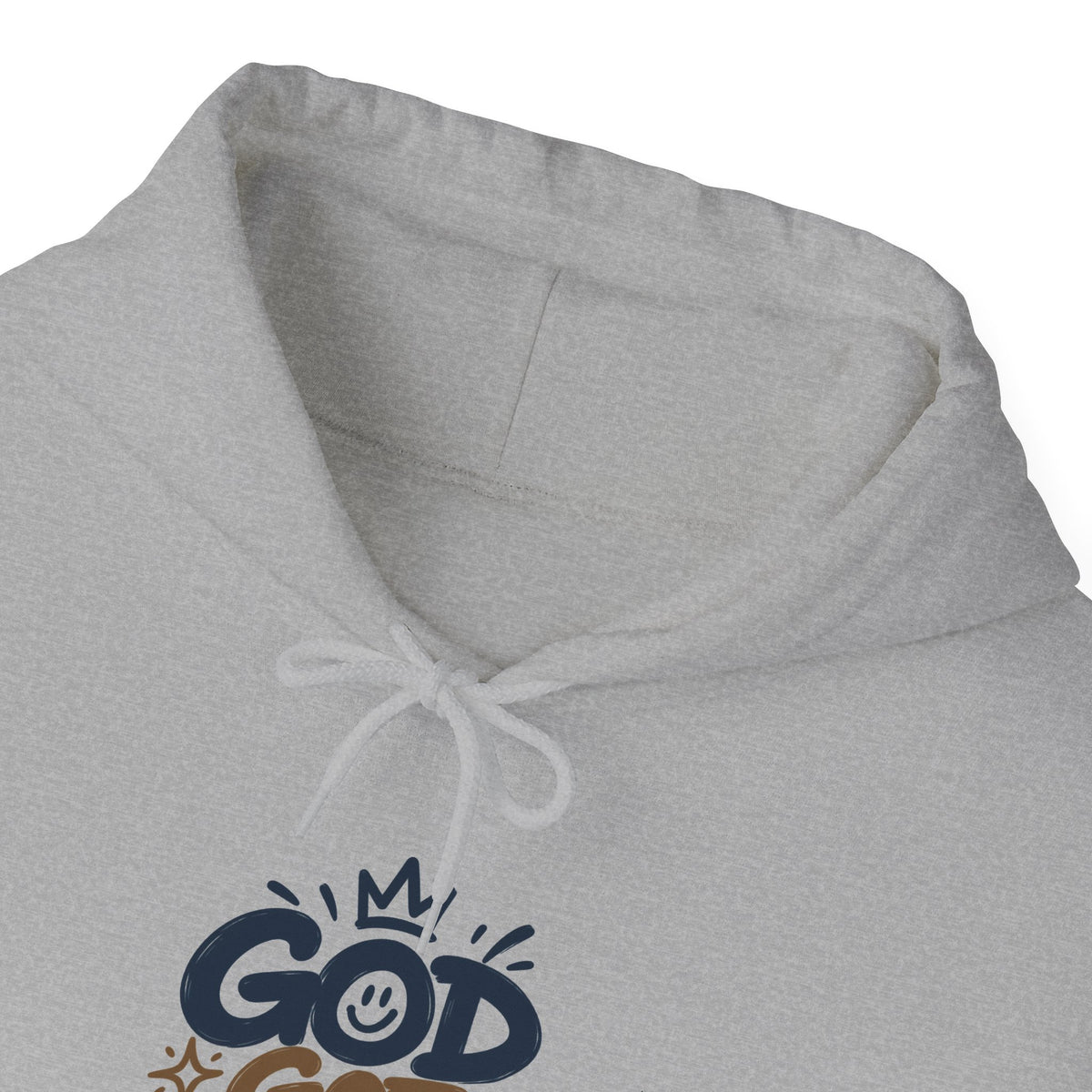 God Got Me Hoodie — Inspirational Christian Sweatshirt ("Always Enough For Me" Cross)