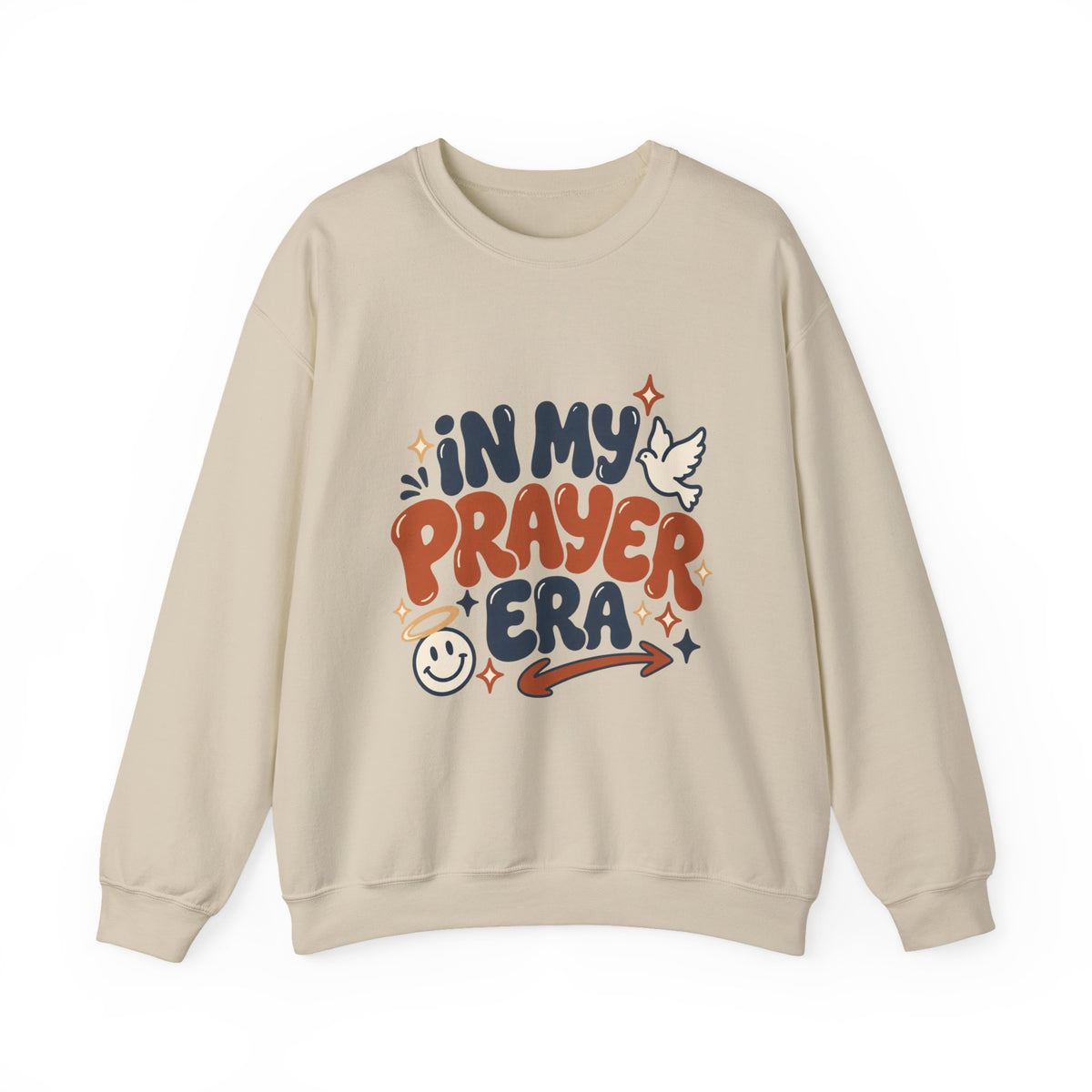 Prayer Era Crewneck Sweatshirt — "In My Prayer Era" Spiritual Christian Pullover