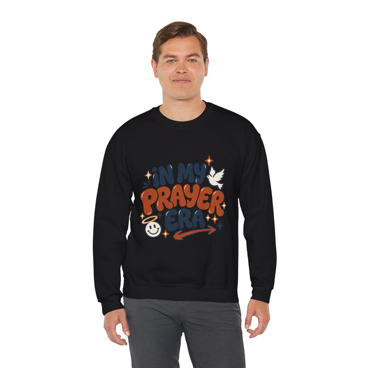 Prayer Era Crewneck Sweatshirt — "In My Prayer Era" Spiritual Christian Pullover