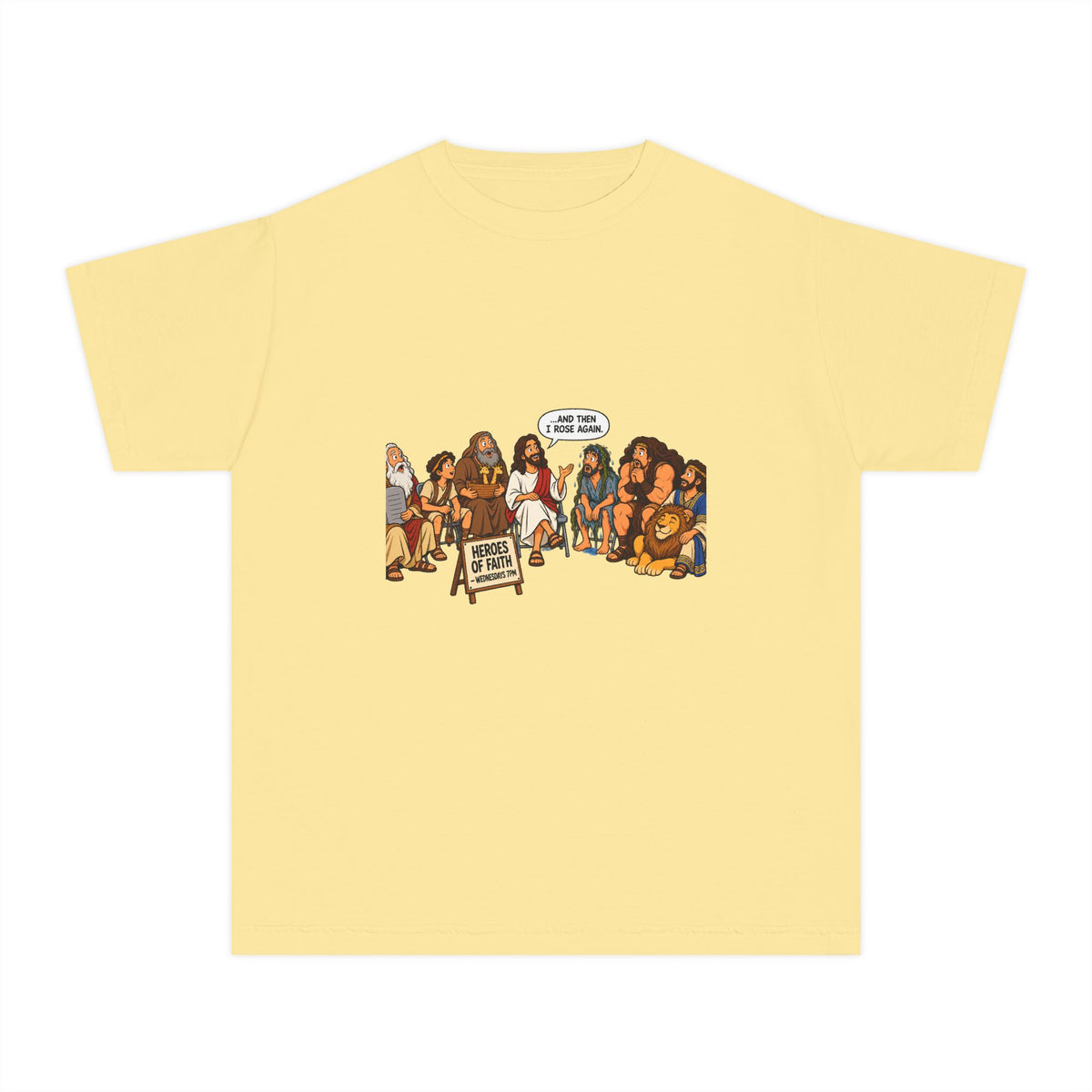 Youth Tee — Cute Cartoon Animal Parade "Free Hugs" Graphic