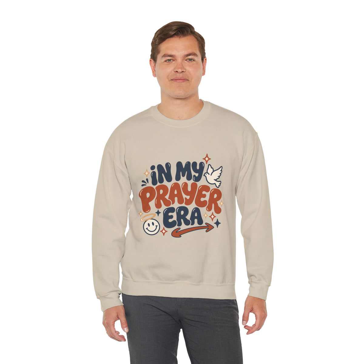 Prayer Era Crewneck Sweatshirt — "In My Prayer Era" Spiritual Christian Pullover