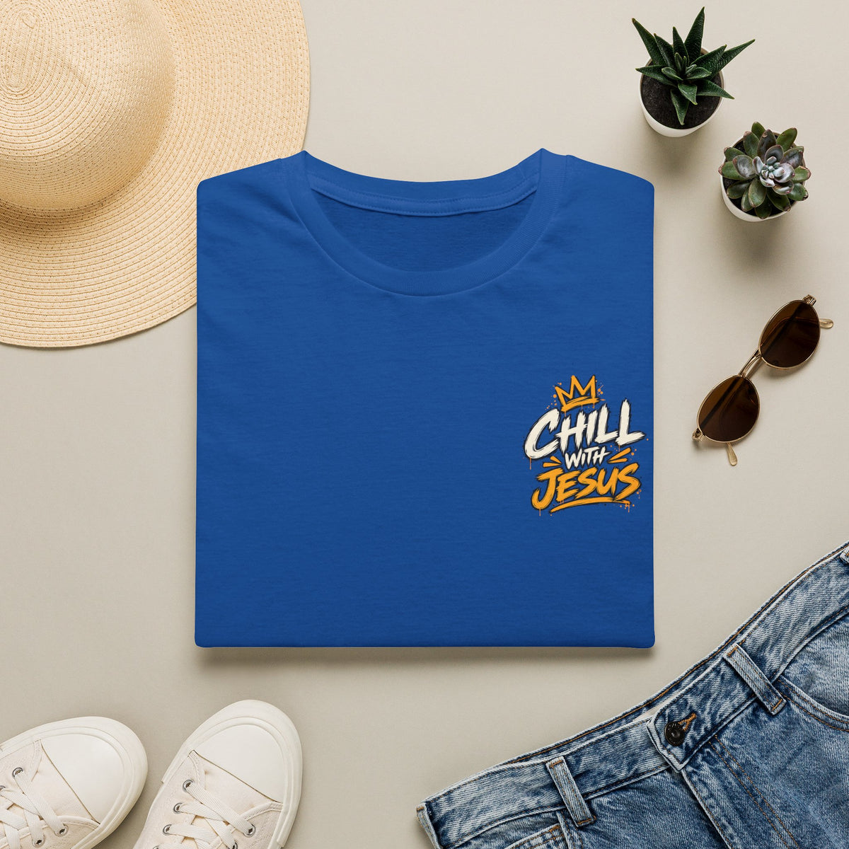 Chill with Jesus T‑Shirt — Casual Faith Graphic Tee