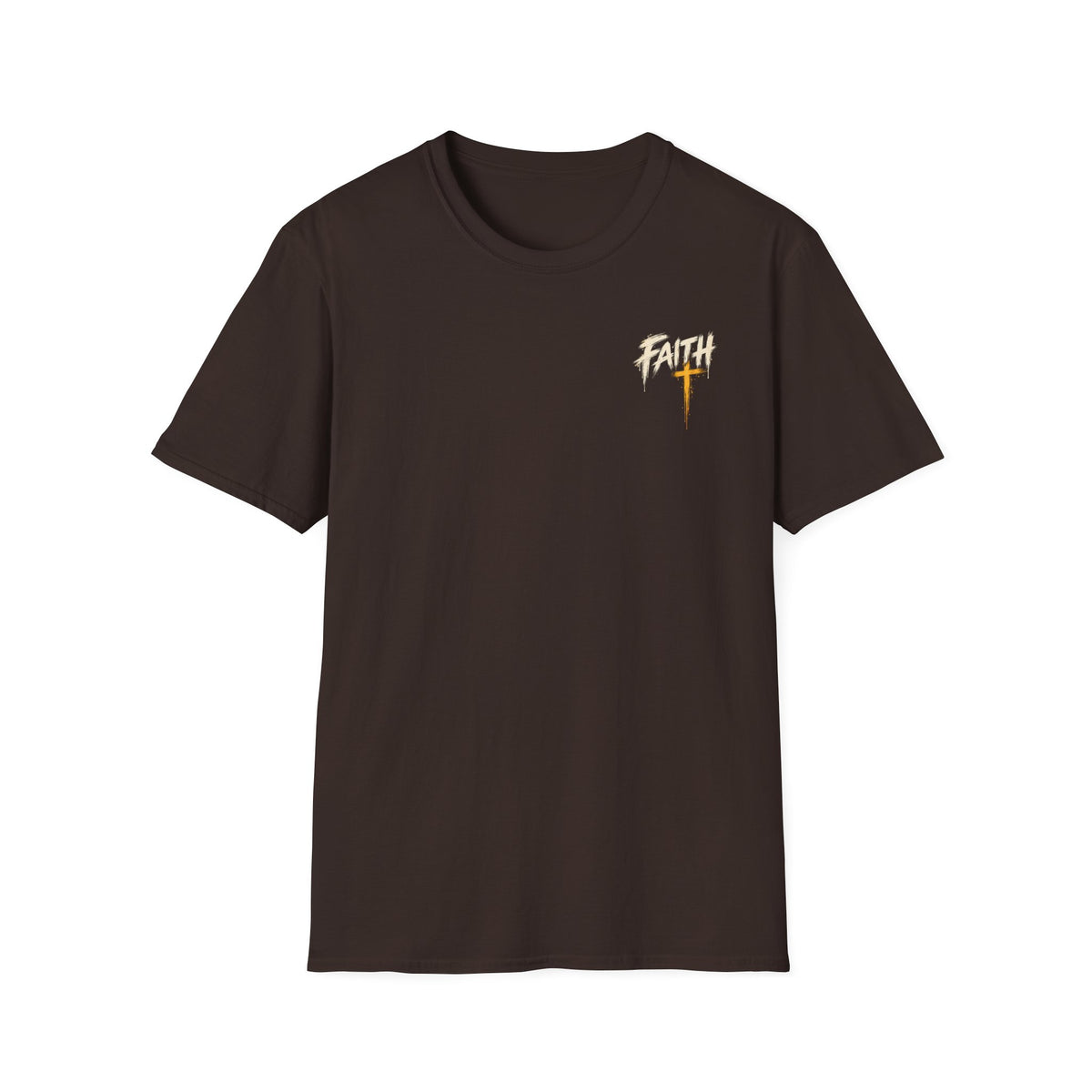 Faith Can Move Mountains T‑Shirt — Christian Cross Mountain Graphic Tee