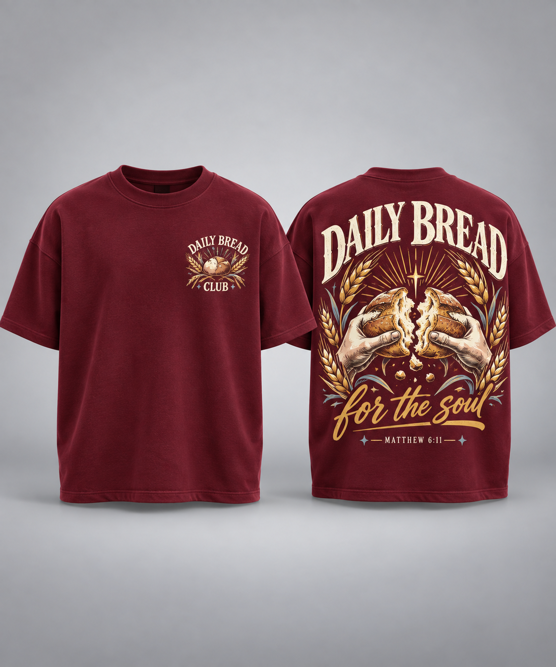 Daily Bread Club T-Shirt — "Daily Bread for the Soul" Vintage Christian Tee