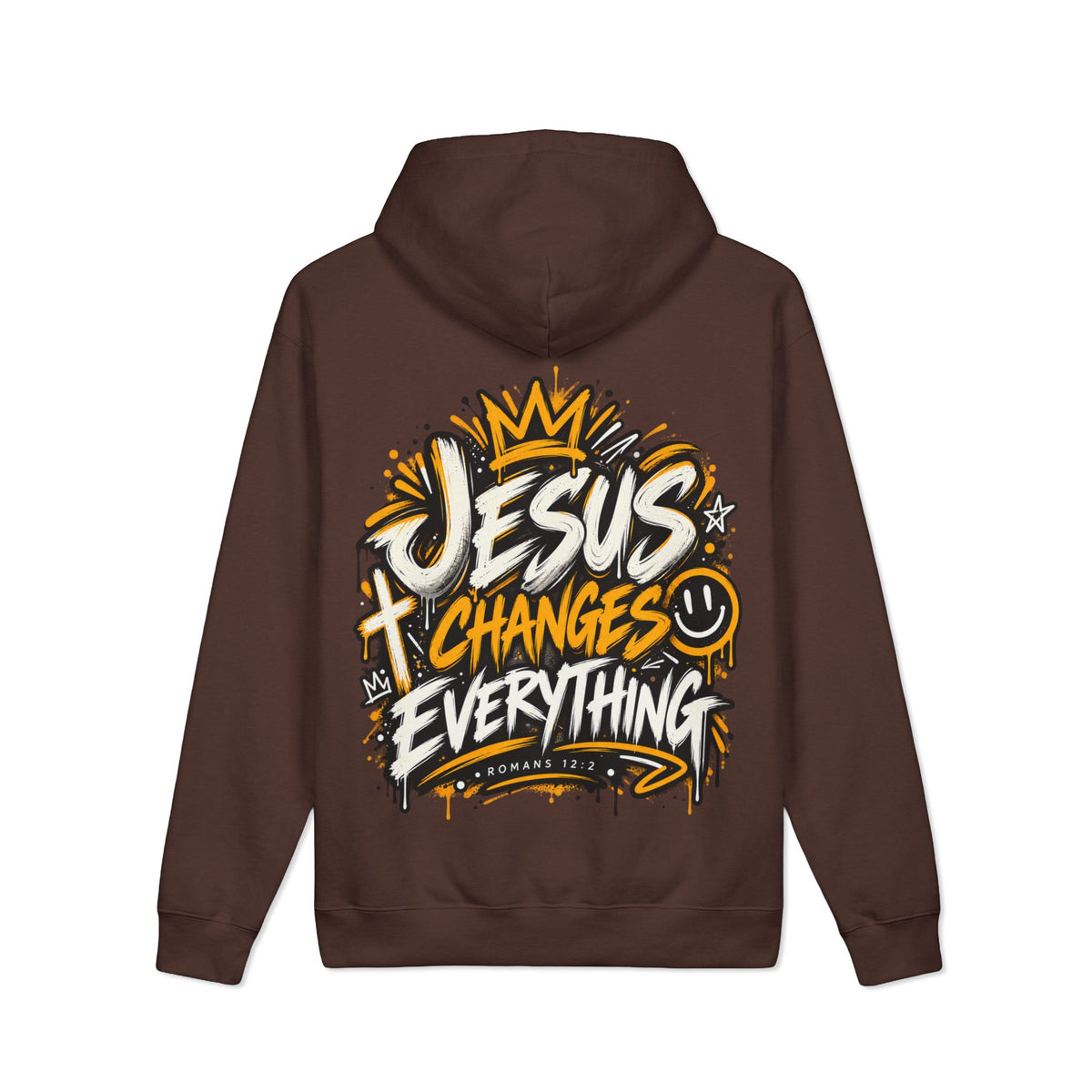 Jesus Changes Everything Hoodie — Christian Faith Graphic Hoodie