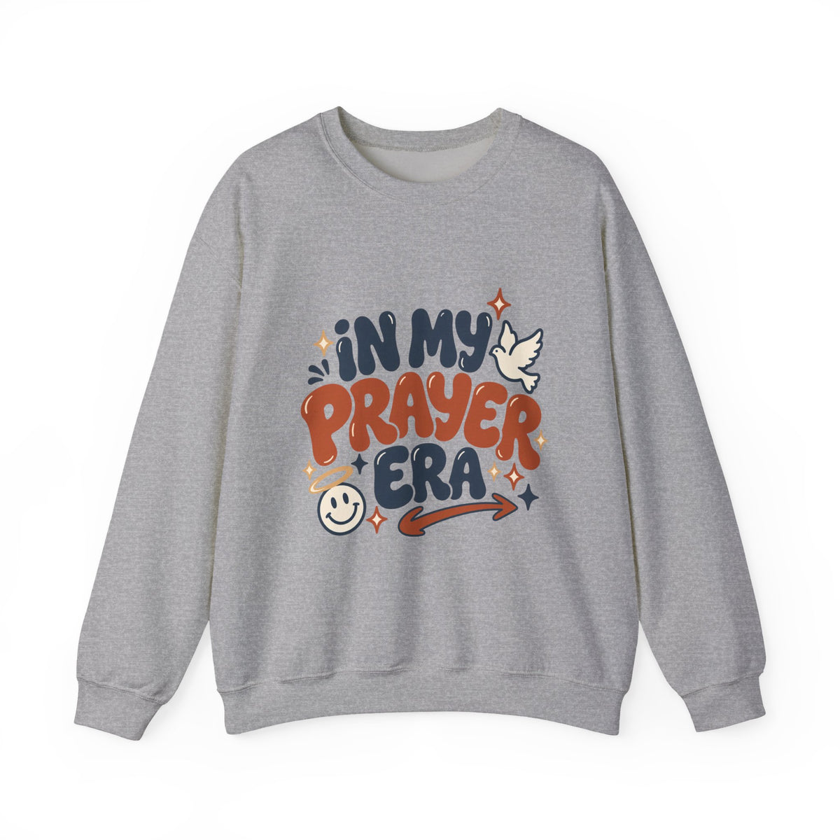 Prayer Era Crewneck Sweatshirt — "In My Prayer Era" Spiritual Christian Pullover