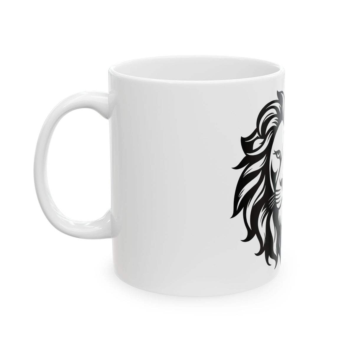 Christian Faith Mug – I Can Do All Things Through Christ – Lion Coffee Mug