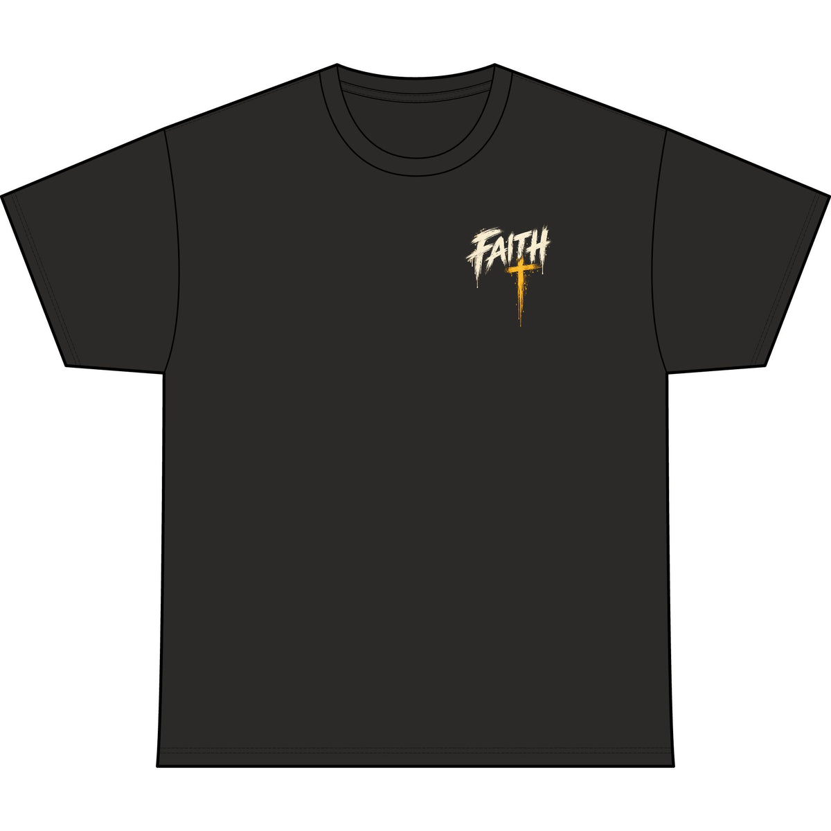 Faith Can Move Mountains Oversized Christian T-Shirt