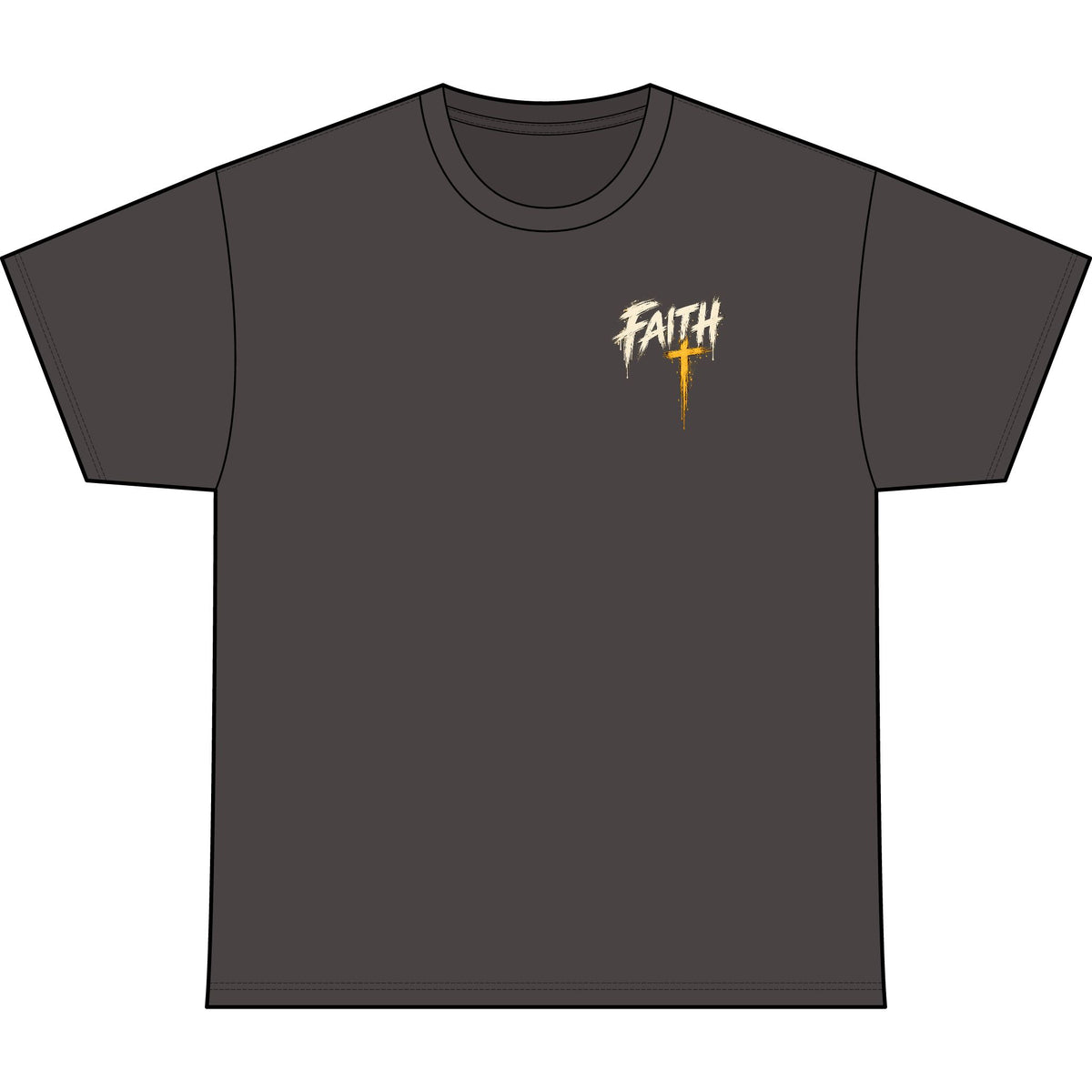 Faith Can Move Mountains Oversized Christian T-Shirt