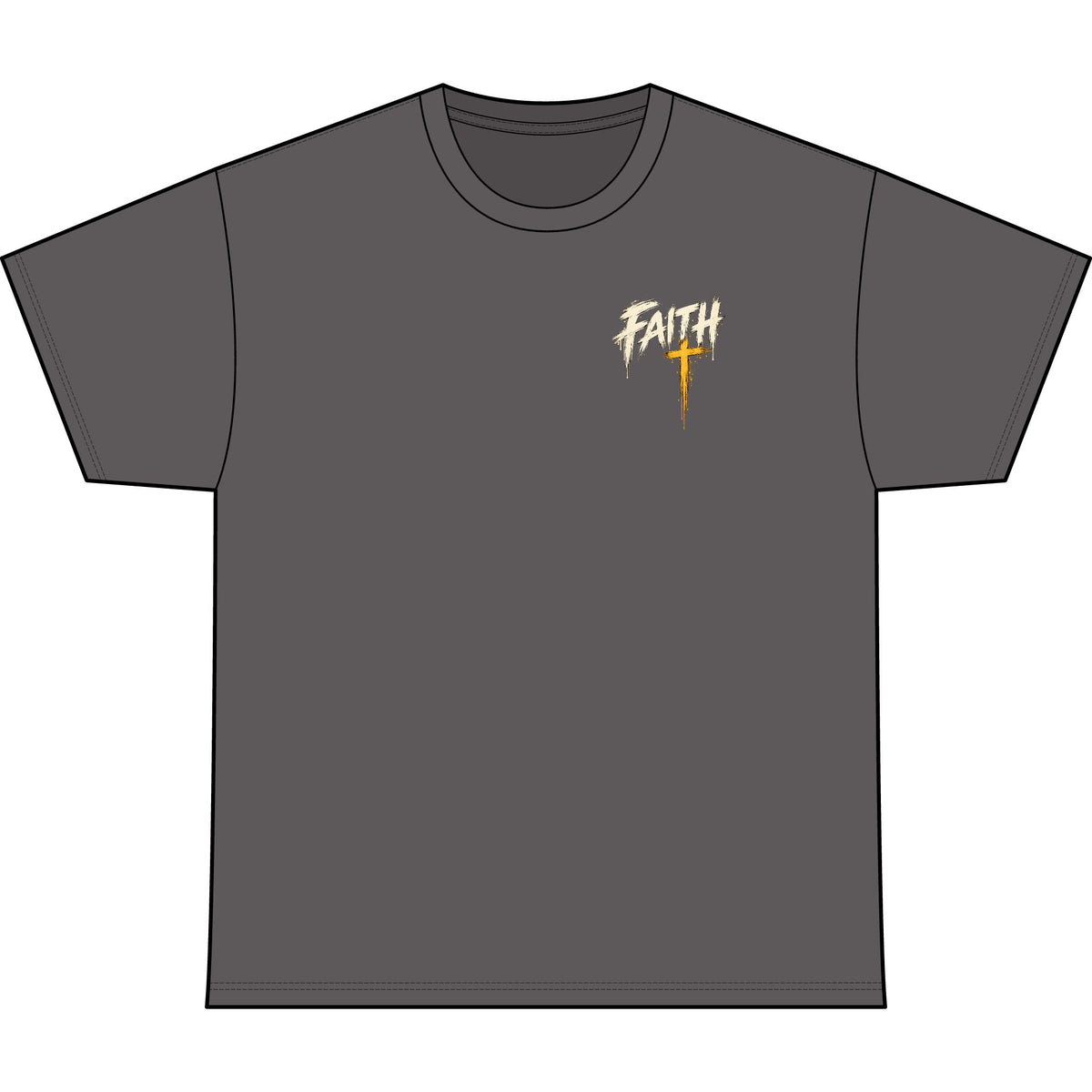 Faith Can Move Mountains Oversized Christian T-Shirt