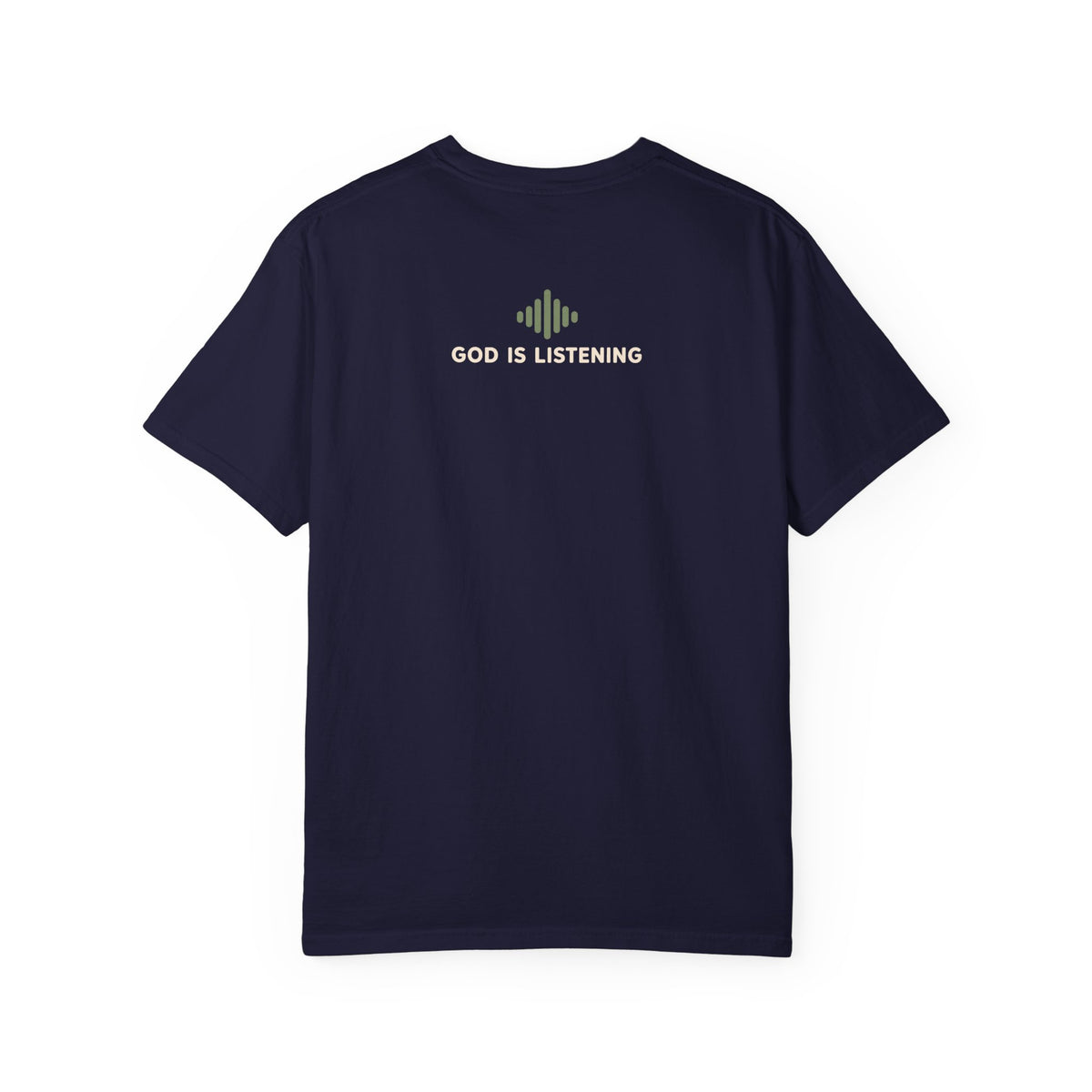 BRB, Praying T-Shirt — Christian Faith Graphic Tee (God Is Listening)