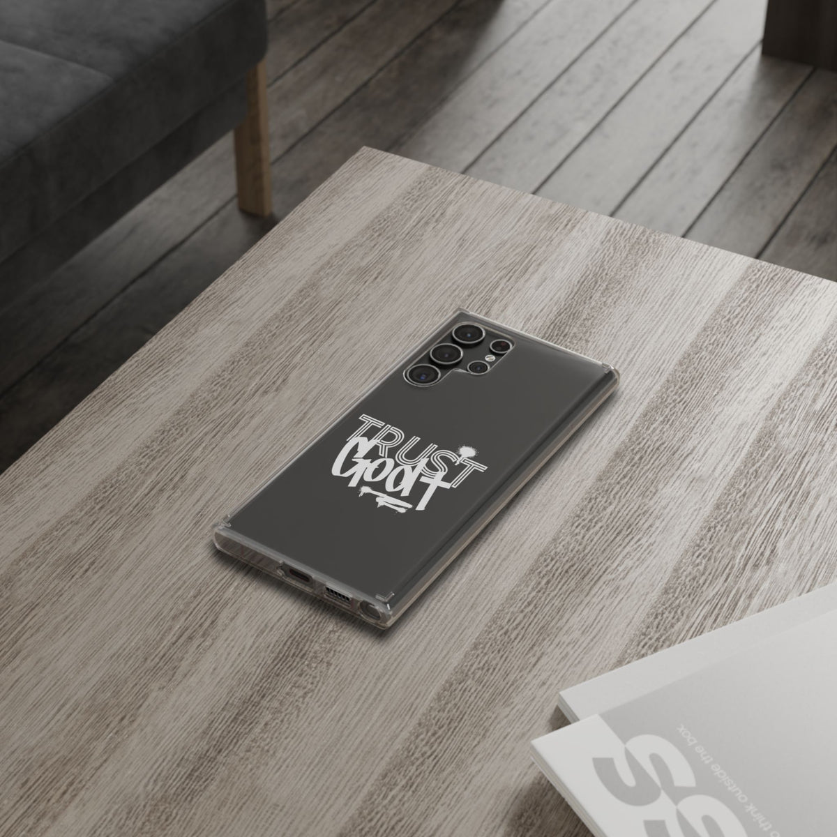 Christian Phone Case – Trust God – Faith Phone Cover – Inspirational Gift