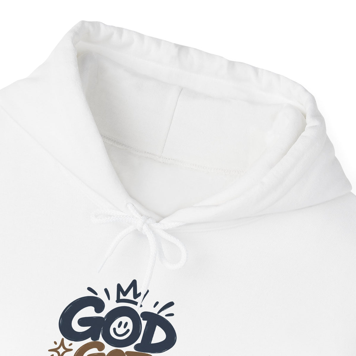 God Got Me Hoodie — Inspirational Christian Sweatshirt ("Always Enough For Me" Cross)