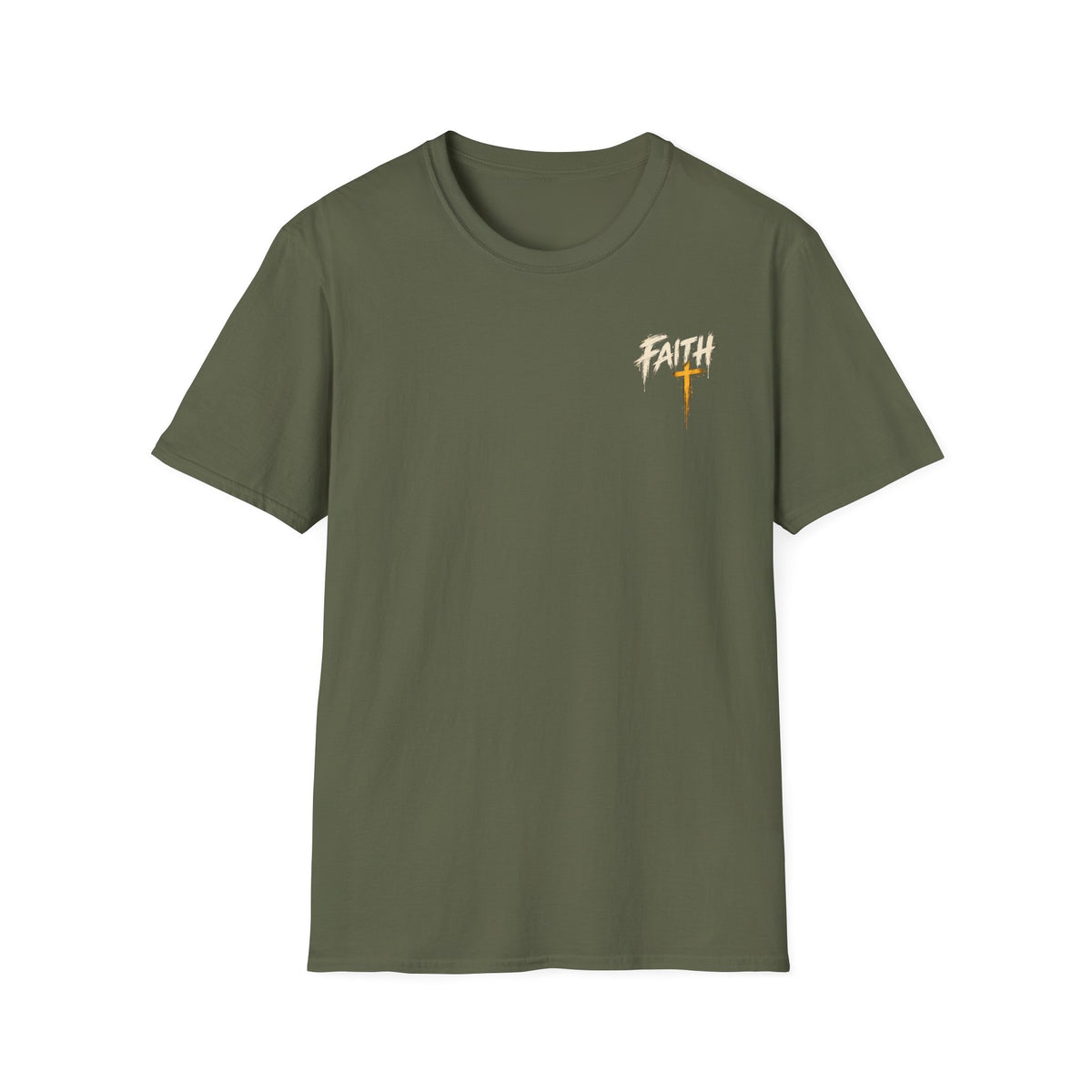 Faith Can Move Mountains T‑Shirt — Christian Cross Mountain Graphic Tee