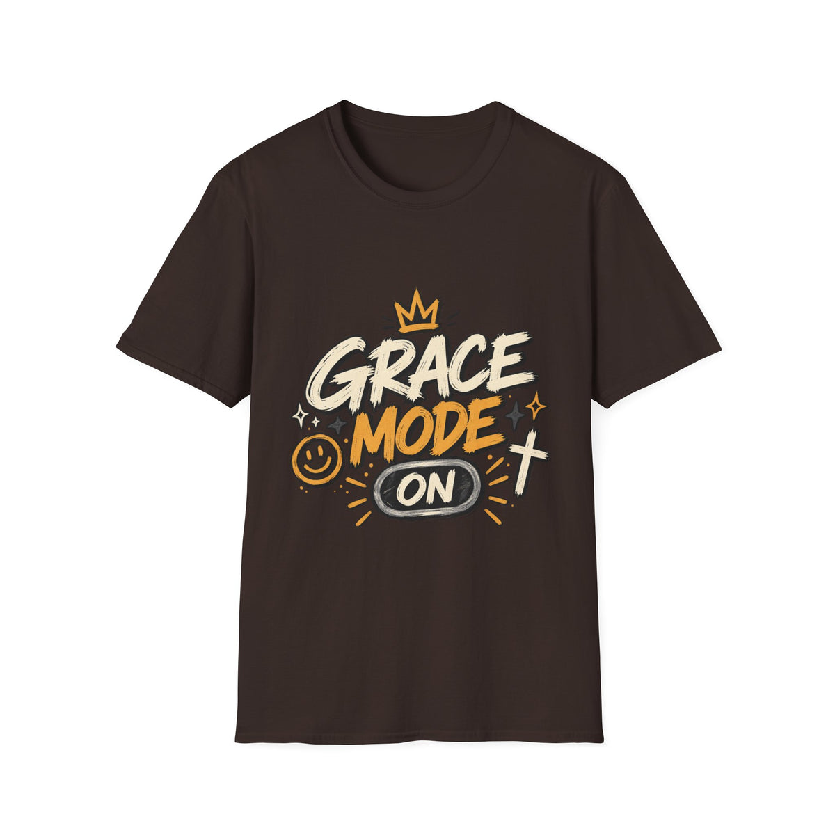 Grace Mode On T-Shirt — 'Chosen' Christian Faith Graphic Tee