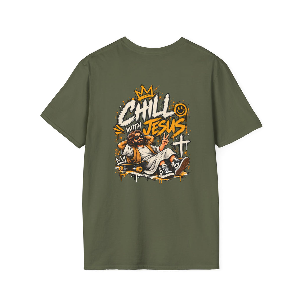 Chill with Jesus T‑Shirt — Casual Faith Graphic Tee