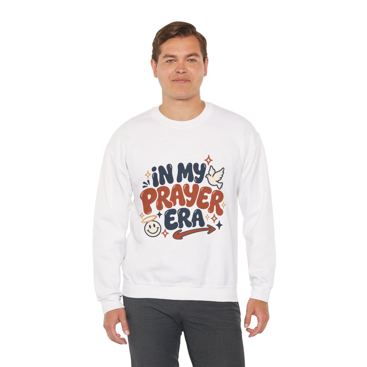 Prayer Era Crewneck Sweatshirt — "In My Prayer Era" Spiritual Christian Pullover